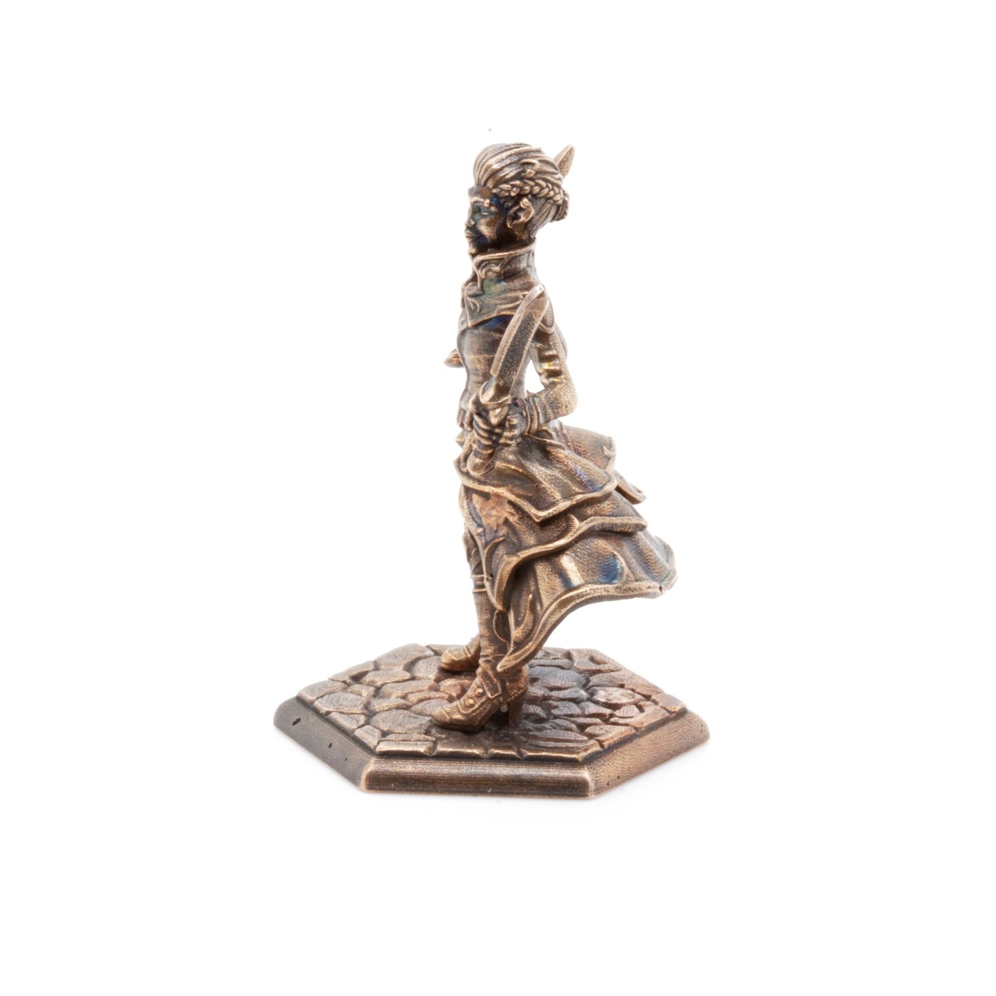 Antique Bronze DnD Mini Figure - W.R. Metalarts