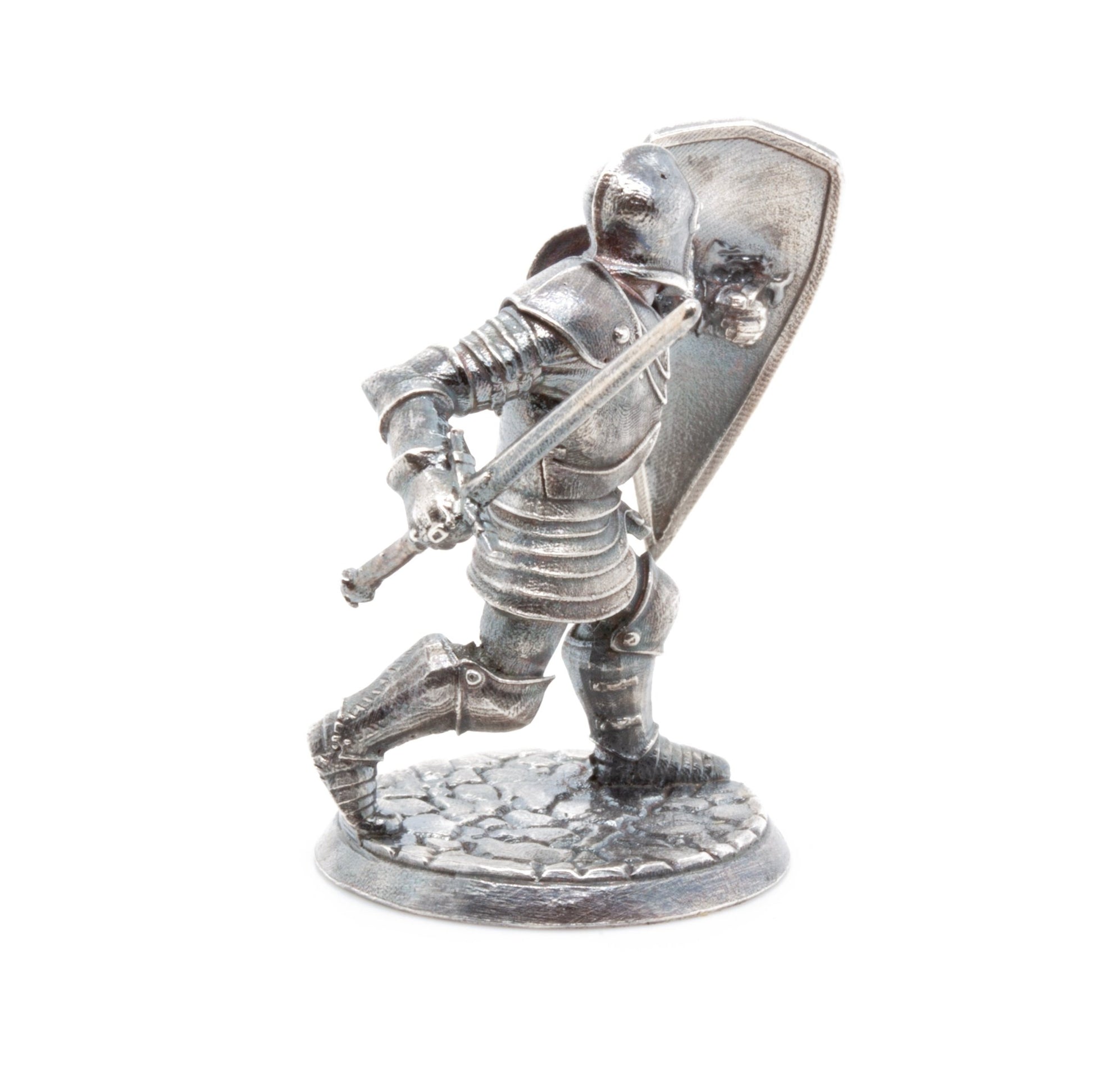 Antique Silver DnD Mini Figure - W.R. Metalarts