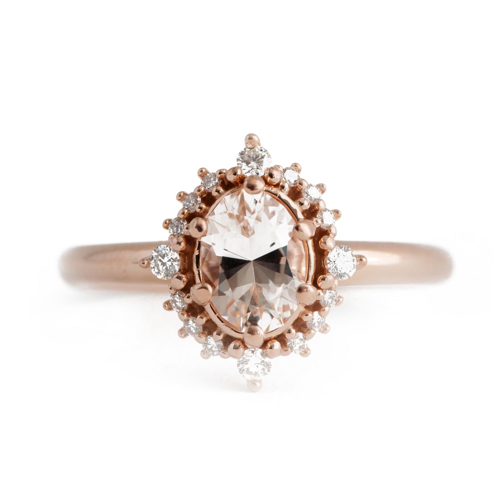 The Morganite Halo – W.R. Metalarts