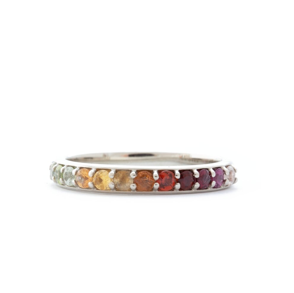 Pavé Rainbow Band – W.R. Metalarts