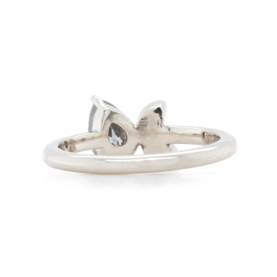 The Moissanite Sweet Pea Ring – W.R. Metalarts